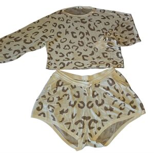 Leopard Print Lounge Set